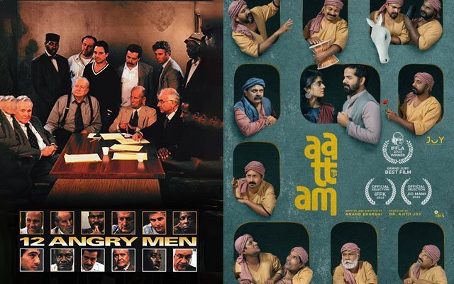 12 Angry Men (1997) vs Aattam